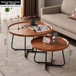 Luxurious Nordic Modern Creative Solid Wood Coffee Table