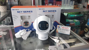 Camera KBVISION IP Wifi Xoay 5.0MP Full Color Led Sáng & Hồng Ngoại 30m Đàm Thoại 2 Chiều Thẻ Nhớ - KX-S5BW