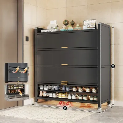 DIBIOU | Dust-Proof Shoe Cabinet Rack Multiple Layers