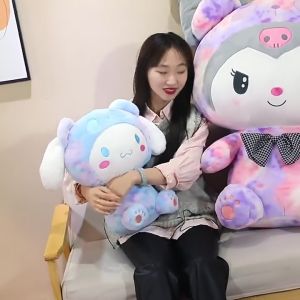 【1-3 Days Delivery】Sanrio Plushies Cute Colorful Hello Kitty Cinnamonroll Kuromi Pochacco Stuffed Plush Doll Cos Bear Cute Toys Children Birthday