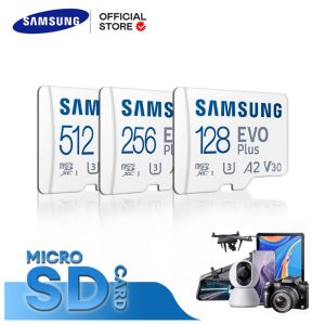 Memory Cards Samsung Evo Plus Class 10/ 128GB / 256GB / 512GB/1TB/2TB Micro SD Cards for mobile phone CCTV Data Storage
