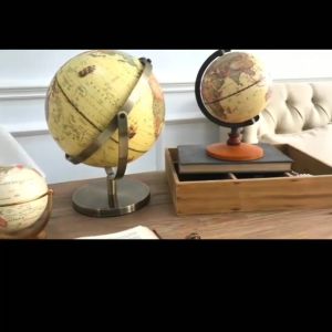 AIMI-Dekorasi Tampilan Globe Mini Globe Model Bumi 20cm / 18cm Dapat Diputar 360 Derajat