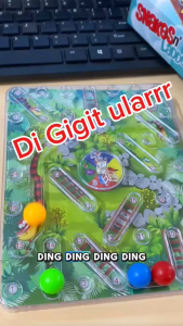 Mainan Anak Ular Tangga 3D Snakes n ladders 3d bahan timbul Board Game