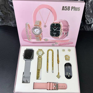 2024 Xiaomi New Popular Smart Watch Luxury Women’s watch 6 IN 1 Men Health Monitoring Bluetooth Calling Watch Quartz Diamond Jewelry Set For Android IOS