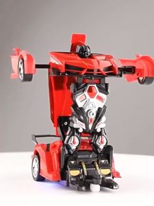 MAINAN MOBIL REMOT DAPAT BERUBAH MENJADI ROBOT TRANSFORM / MOBIL ROBOT TRANSFORM KEREN