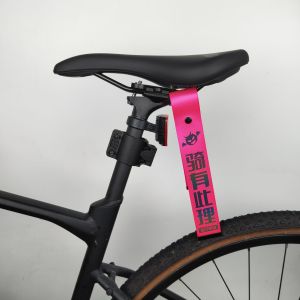 Colorful Reflective Riding Ribbon Bicycle Tail Decorative Pendant Mountain Highway Foldable Rear Seat Cushion Warning Accessories