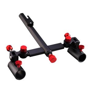 JIAZHIDIAO | Hộp Đựng Câu Cá Hợp Kim Nhôm Magiê có 2 Giá Đỡ Cần Câu Ghế Điều Chỉnh Được