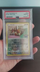 PSA 10 Eevee #054 REVERSE-HOLO VERY LOW POPULATION Pokemon Go English (2022) - Pokemon Card GRADED