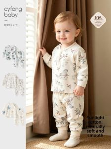 CAIYINGFANG | Pure Cotton Baby Underwear Set Long Sleeve