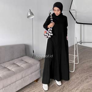 Bayleaf.id Gina Inner Maxi Dress Katun Tanpa Lengan/Sleeveless Basic