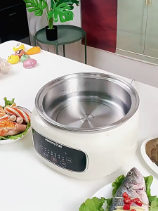 Split Type Multifunctional Stainless Steel Electric Steamer Steamboat Pot