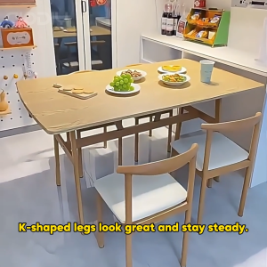 AIODIY Dining Table Household  Living Room Rectangle Desk Board Simple Catering Reinforce