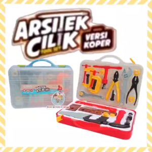 TOOL BOX Perkakas Mainan Anak Alat Pertukangan Set Koper