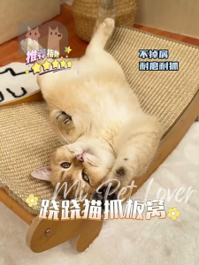 【Mi Pet Lover】Sisal Cat Scratcher Bed for Indoor Cats Hammock for Scratch Pad Cat Chair Nartural Sisal Cat Scratch Post