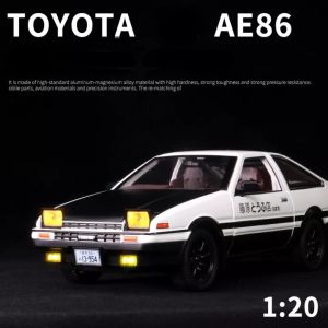 【WJ】1:20 TOYOTA AE86 simulation alloy car model sports car model toys