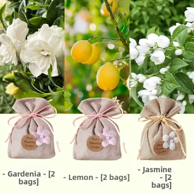 KEKESHANGJIA | Long-lasting Fragrance & Odor Removal Sachet for Wardrobe & Car