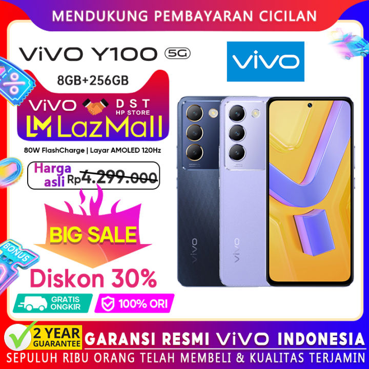 Hp Vivo Murah Asli Vivo Y100 5G 8+256GB RAM 8GB ROM 256GB 80W