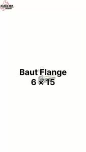 Flange Bolt / Baut Flange M6 x 15 K-8