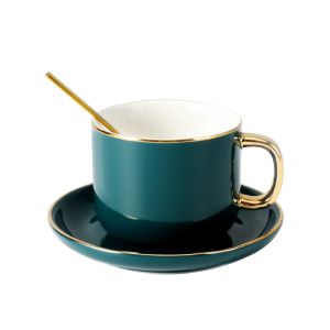 MONGDIO | High-end Elegant Coffee Cup and Saucer Set