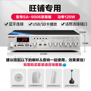 SAST AV208 High Power Bluetooth Soundbox Home Use Heavy Bass Audio Amplifier Professional Zone Constant Resistance Voltage