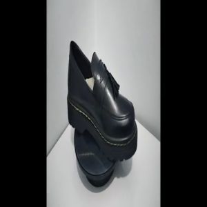 spatu slip on loafers dokmart dockmart dokmar hitam coklat pria wanita kasual kuliah kerja kantor