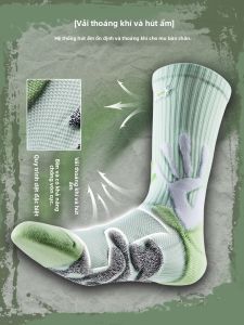 Veidoorn | Vớ Thể Thao Dày Đế Towel Cho Huấn Luyện Bóng Rổ Mid-Calf