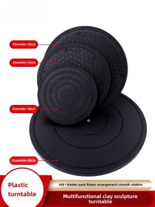 Rotating Display Stand Clay Sculpture Ceramic Art Plastic Flower Arrangement Student Artwork Turntable Model Making Tool