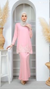 (READY STOCK) BAJU KURUNG LACE LABUCI SHINING KURUNG MODERN SEDONDON SET IBU & ANAK