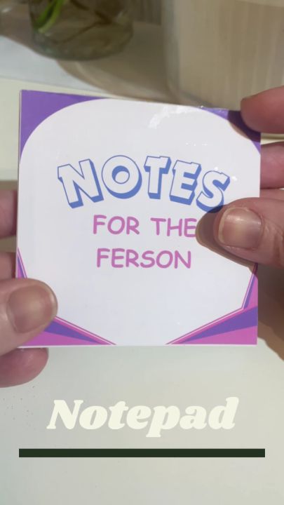 Notes for the ferson - While You Were Out notepad | Lazada PH