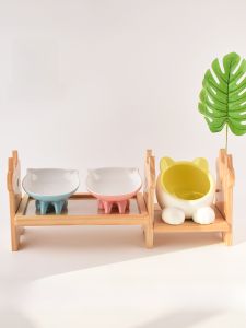 Bát Ăn Bằng Gốm Sứ Dễ Thương Vivipet Small Q Cat Bowl Bát Ăn Đa Năng Cho Chó Và Mèo Bát Ăn Chậm Thiết Kế Hình Chữ Nhật