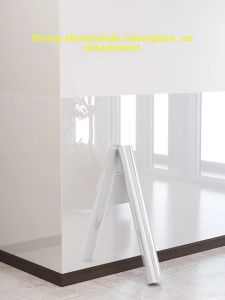 Wall Protection Film Static Electricity Latex Paint Transparent Not Damaging Wall Dirt Resistant White Wallpaper Self Adhesive Waterproof Sticker Film