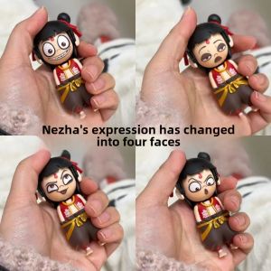 Nezha emoji face-changing devil child sea-changing face toy press face-changing pendant ornament interesting creativity