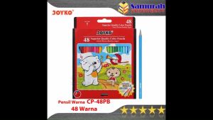 Pensil Warna Joyko CP 48 PB Isi 48 Warna Panjang / Color Pencil 48 Colors Long CP-48PB