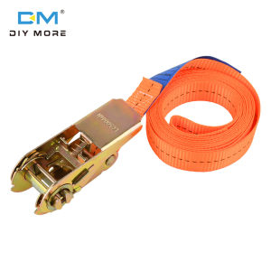 Diymore 25mm Polyester Khóa Xe tải bundling và thắt chặt dây đeo cho hàng hóa cố định đóng gói và thắt chặt dây đeo