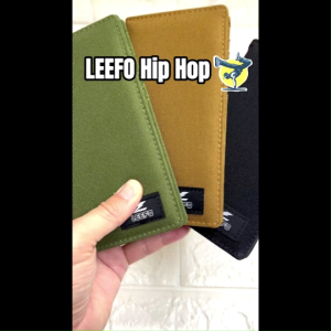 Ready Stock!!  LEEFO Fashion Bifold Men Long Wallet Scratchproof Polyester Viral