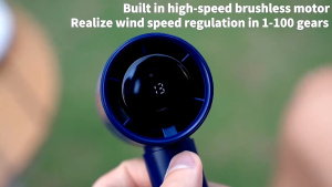 TMS Mini Turbo Fan 100-Speed Kipas Tangan Portable LED Display USB Type-C Rechargeable - N68