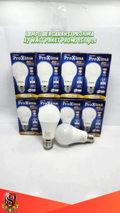 (ISI 8 PCS) Lampu LED Proxima 12 Watt E27 Putih Cahaya Super Terang Hemat Energi SNI Bohlam LED 12 WATT Proxima Paket Isi 8pcs