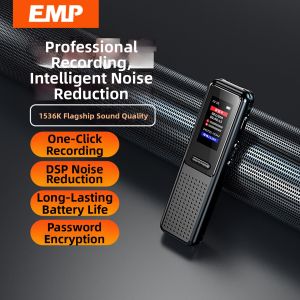 EMP | High Definition Noise Reduction Portable Voice Recorder with Text Conversion Long Battery Life