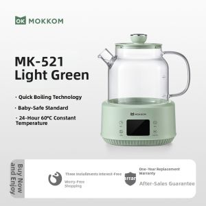 mokkom | Separate Design No-glue Home Office Glass Water Boiler