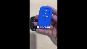 Casing Silikon Karet Kunci Remote Honda Civic 4 Tombol