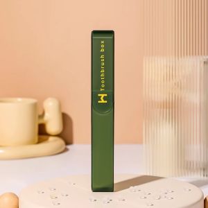 Portable Travel Toothbrush Storage Box Drainable Toothbrush Case with Lid Compact Dental Kit for Business Trips And Vacations