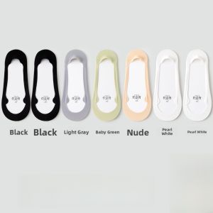 Miiow | Womens Boat Socks Ice Silk No Show Breathable Antibacterial Anti Odor Dry Comfortable Non Slip Long Lasting Nylon Short Socks