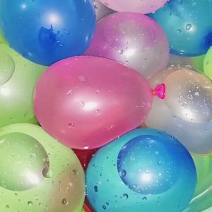 Bóng bay nước 111 quả Bong bóng nước Bóng nước được lắp sẵn vào 3 chùm và 1 đầu nối vòi nước GA625
