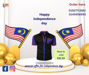 Male corporate shirt Black