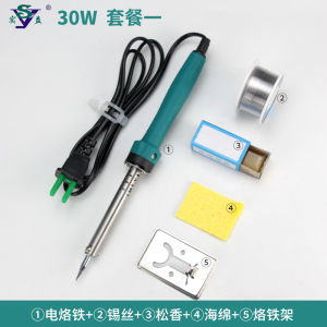 ชุดหัวแร้งไฟฟ้าแบบใช้ความร้อนภายนอกสำหรับใช้ในบ้านเครื่องมือเชื่อมสำหรับซ่อมบำรุงอิเล็กทรอนิกส์ปากกาเชื่อมไฟฟ้าสำหรับนักเรียนงานเชื่อมดีบุก