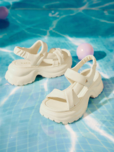 TATA | Thick Sole Comfortable Sandals 1 Pair