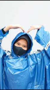 JAS HUJAN PONCO LENGAN MAMMOTH SKY BAHAN PVC TEBAL TAHAN AIR