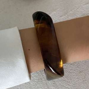 Ingemark Vintage Chunky Resin Acrylic Bangles for Women 2025 New Fashion Geometric Irregular Wide Bracelets Grunge Jewelry Gift