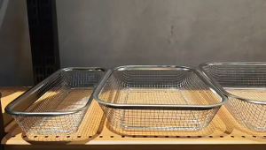 2in1 stainless steel tray with strainer for drain cooking stainless steel strainer for frying with tray cooking rack for baking tray fried food drainer tray oil drying rack stainless basket drainer for food utensils organizer spoon and fork organizer rack