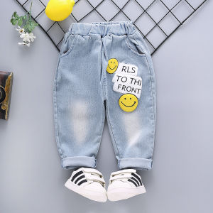Quần Jeans Denim Trẻ Em Quần Dài Thường Ngày Mùa Thu Mềm Mại in Hình Hoạt Hình Quần Dài Cho Trẻ Em Quần Jeans Trẻ Em